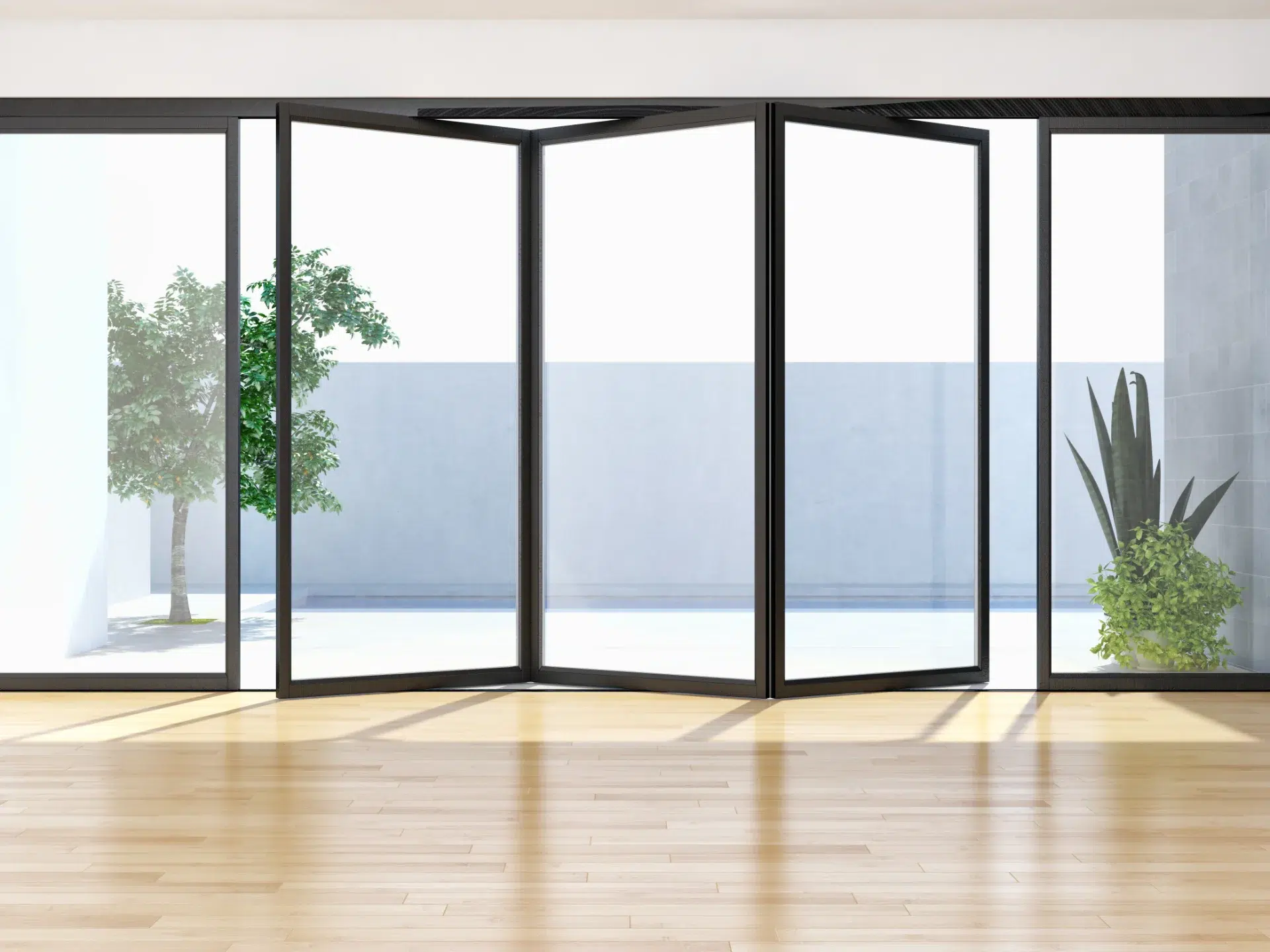 VLX 100 Bifold / Folding Door in San Francisco, CA | Lightwell Windows San Francisco - detail 1