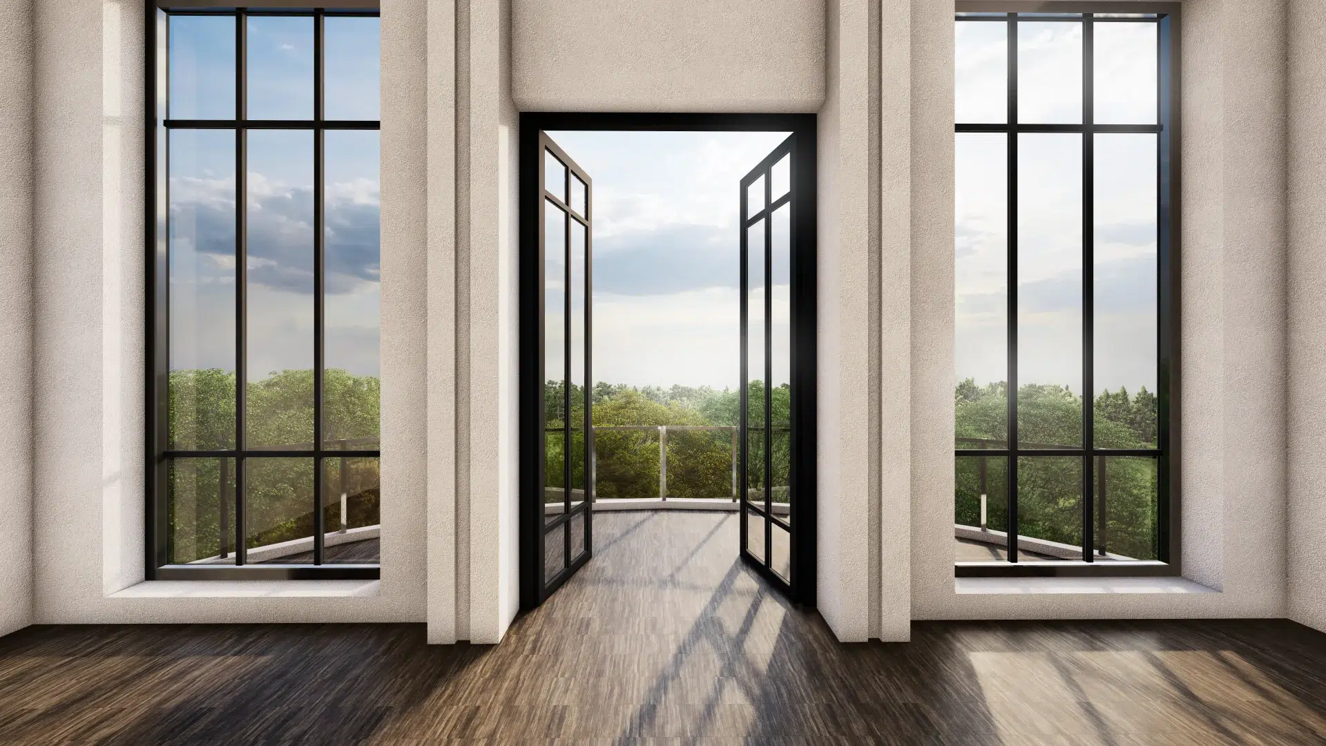 VLX 100 Double Swing / French Door in San Francisco, CA | Lightwell Windows San Francisco - detail 1