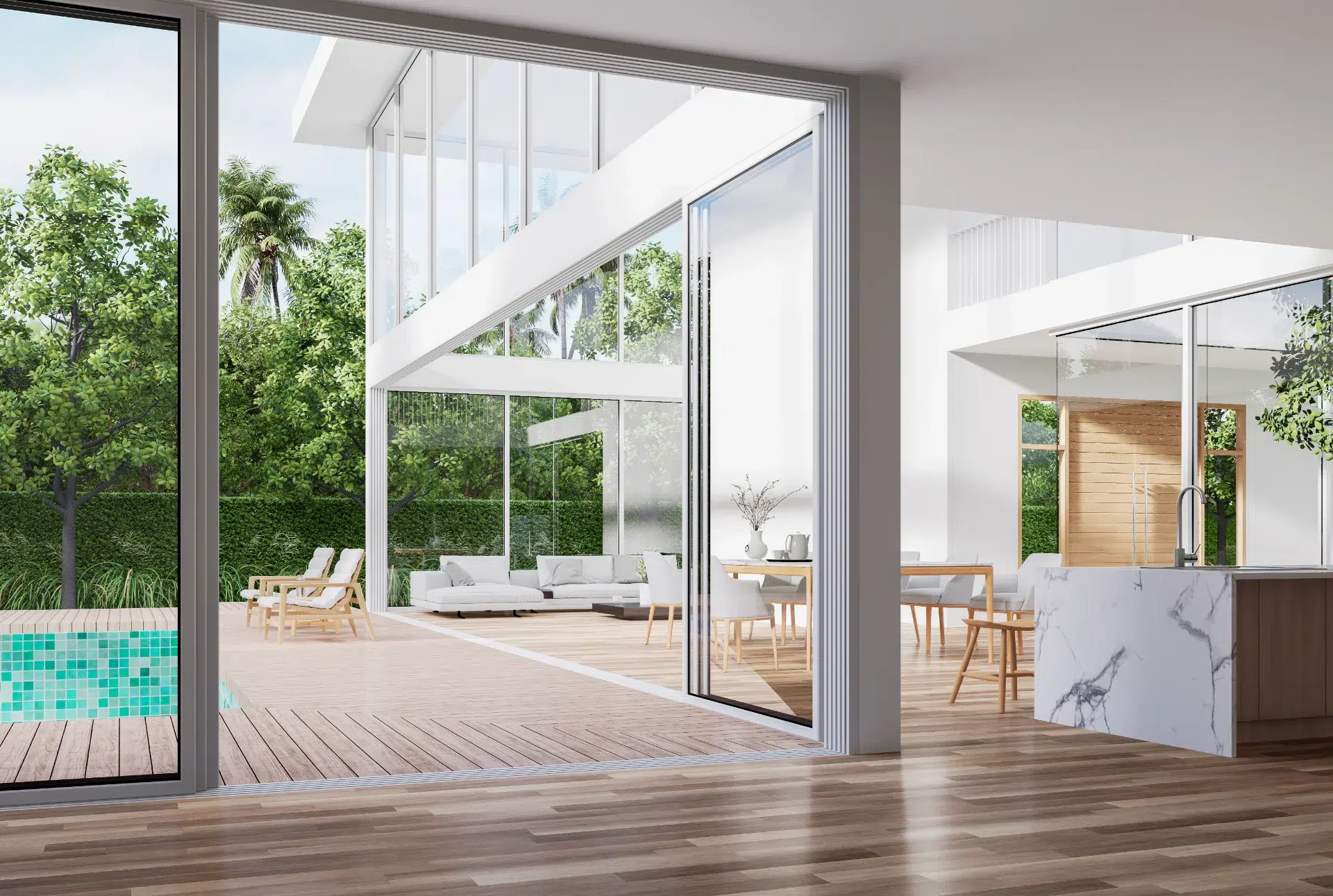 VLX 138 Panoramic Sliding Door in San Francisco, CA | Lightwell Windows San Francisco - detail 1