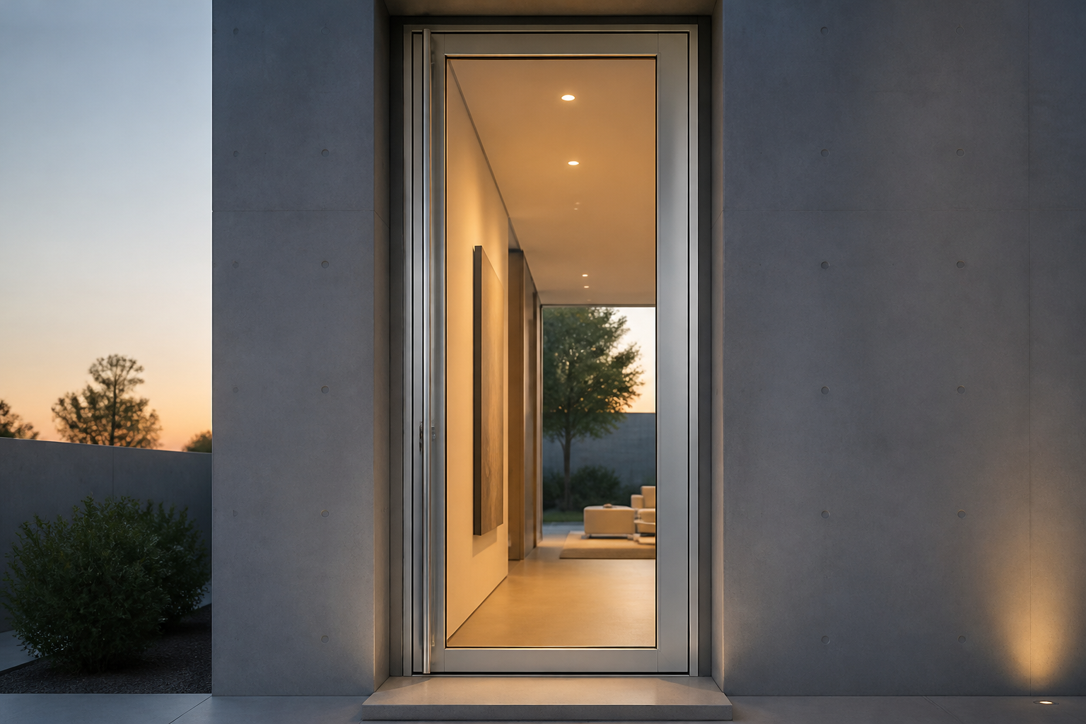 VLX 100 Pivot Door in San Francisco, CA | Lightwell Windows San Francisco - detail 2